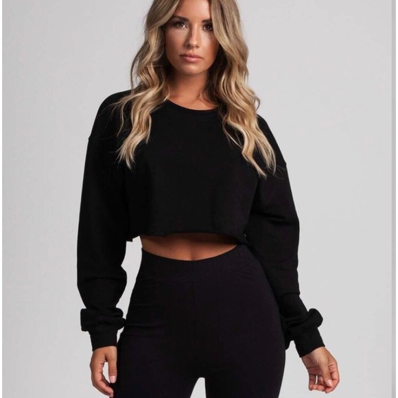 Meshki Loose Fit Cropped Jumper 